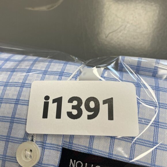 NEW Duchamp London Men's Slim Fit 16.5/42 Large Stretch Cotton Dress Shirt - Picture 6 of 6